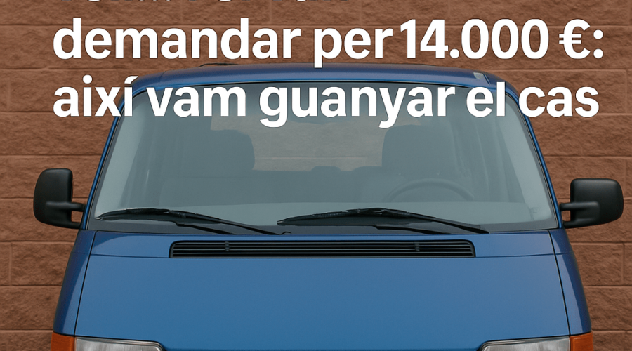 Va vendre un cotxe vell… i el van demandar per 14.000 €: així vam guanyar el cas