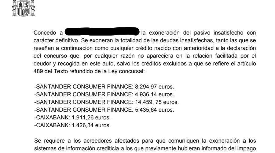 En aquest cas, un client desesperat que devia més de 36.000 € de crèdits personals, va veure com el seu futur financer es tornava esperançador gràcies a la Llei de Segona Oportunitat. Vols saber com ho vam fer? Continua llegint!